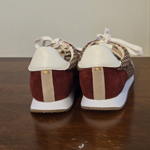 Birdies Size 8.5 Women's Roadrunner Sneaker Primary Plaid - Picture 3 of 13